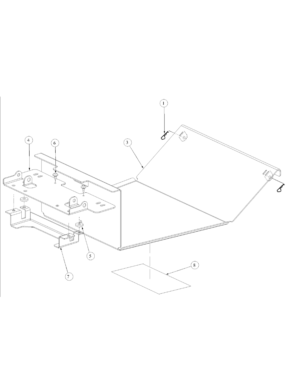 Floor Panel Assembly Diagram and Parts List for M48-KHS 53AB5B5M150-18-HP Cub Cadet Lawn Tractor